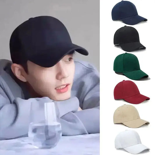 Solid Color Hat Female Face Small Spring And Summer Black Casual And