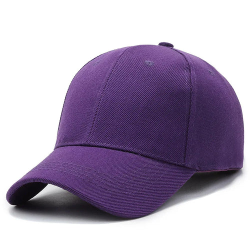 Unisex Cap Casual Plain Baseball Cap Adjustable Snapback Hats For
