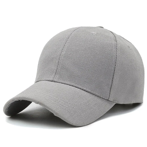 Unisex Cap Casual Plain Baseball Cap Adjustable Snapback Hats For