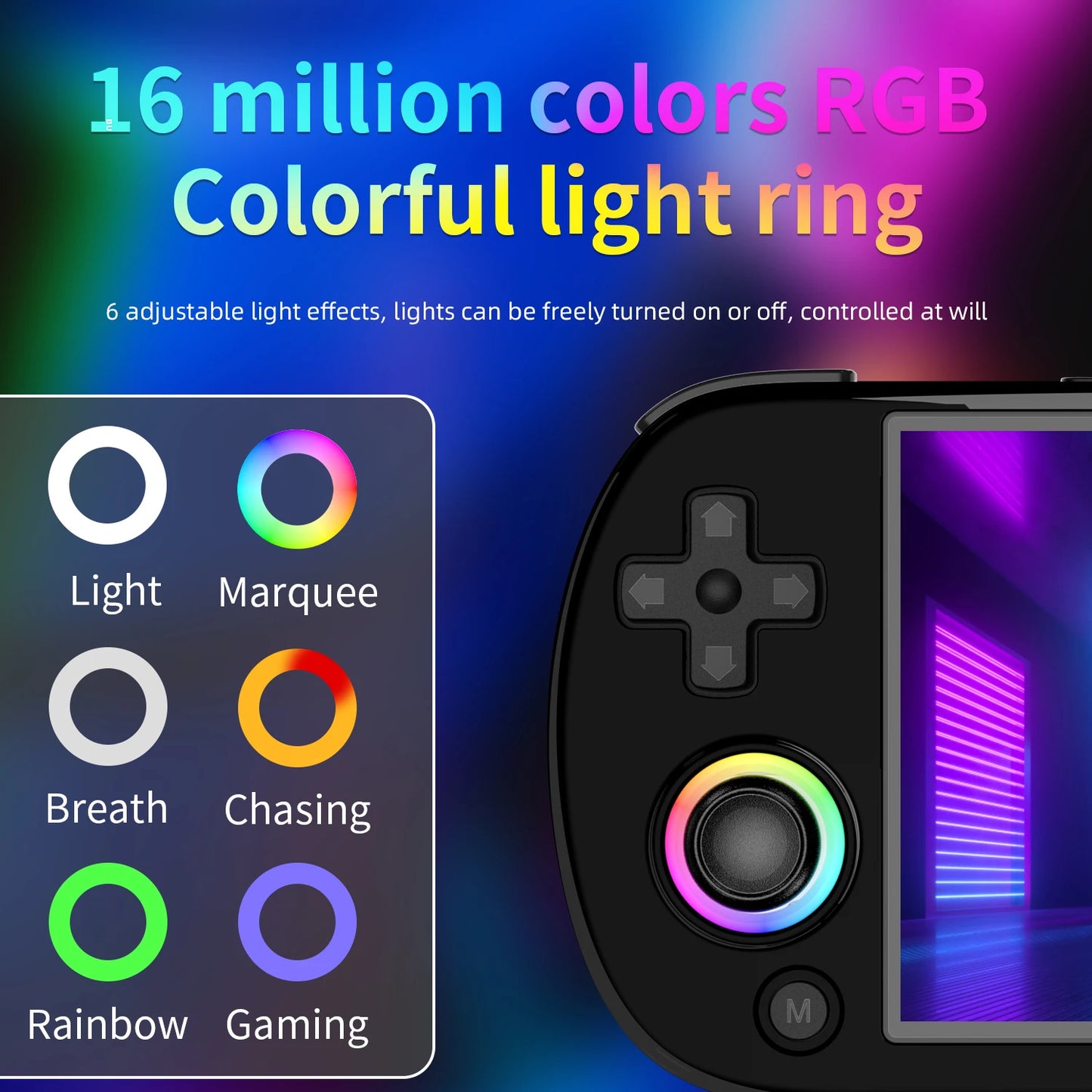 ANBERNIC RG40XX H Retro Handheld Game Console 4.0 inch IPS Linux 64-bit RGB Joystick Video Gaming Player Support HDMI Connection