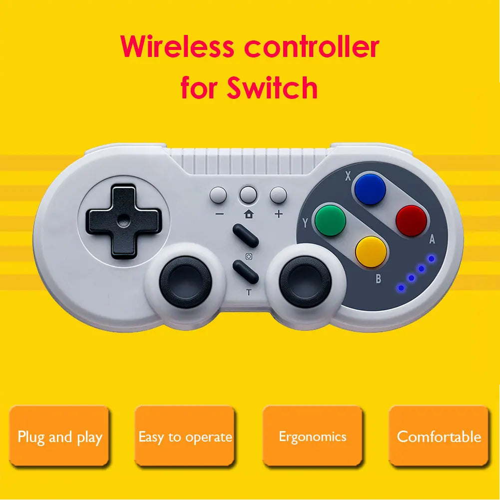 5-1PCS for Nintendo Switch Gamepad Wireless Game Controller Retro Game Console Mini Video Game Player Gamepad Controller for PC