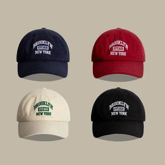 Letter Embroidered Baseball Cap for Women Spring Summer Outdoor