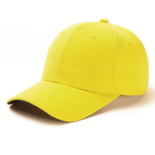 Unisex Cap Casual Plain Baseball Cap Adjustable Snapback Hats For