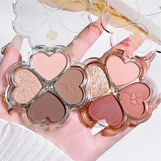4 Color Eyeshadow Palette Cosmetics Pearly Eye Shadow Palettes Eyes