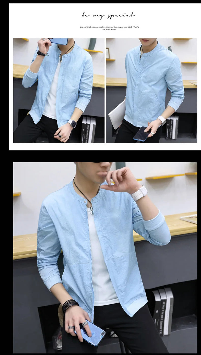 2024 Summer Student Rain Jacket Men Women Sun Protection Fishing Hunting Quick Dry Ice Silk Outdoor Windbreaker Jacket Men