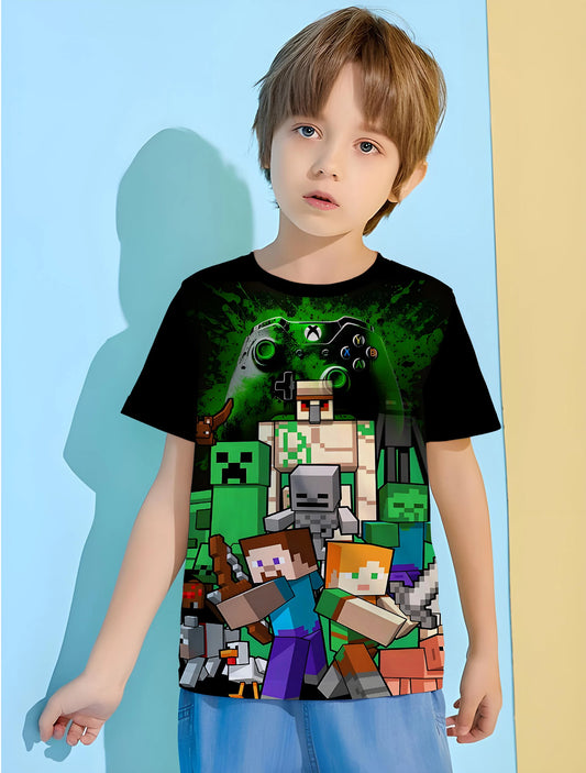 Hot Game Print Baby Boys Clothing Baby Boy Clothes 8 to 10 Years Male