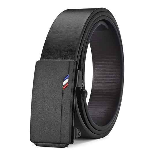 Fashion Business Men'S Belt Genuine Luxury Brand Belt Automatic Buckle