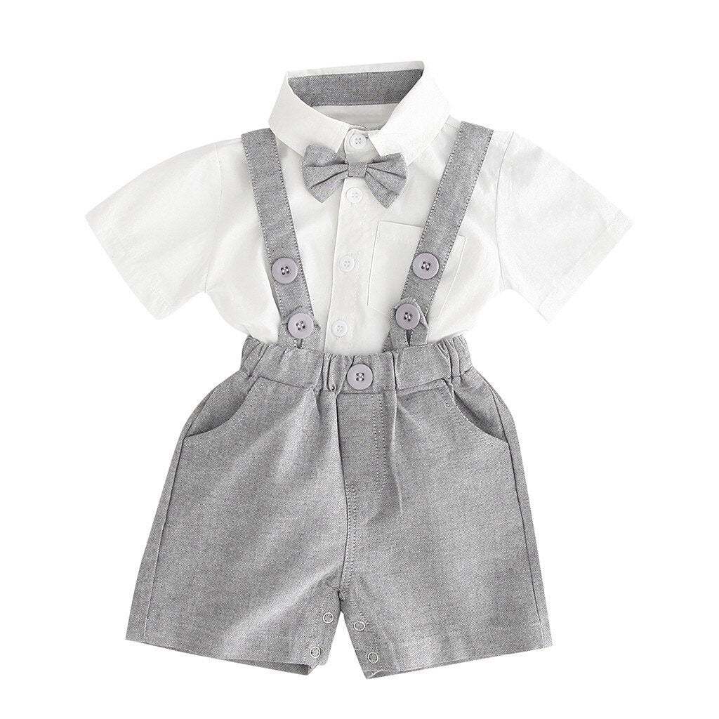 Toddler Boys Clothing Set Newborn Gentleman Suit