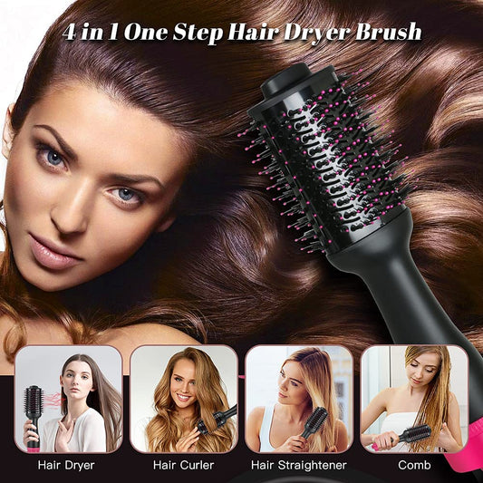 Hot Air One-Step Hair Dryer Negative Ion Anti-Frizz Blowout for