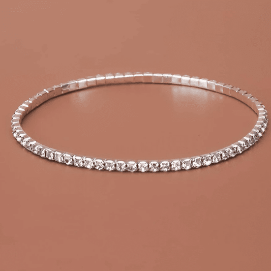 Rhinestone Stretch Anklet