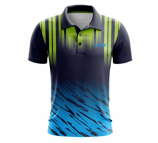 Men Polo Neck Halfsleeve Sports,& Cricket Dry FIT Leather T-shirt