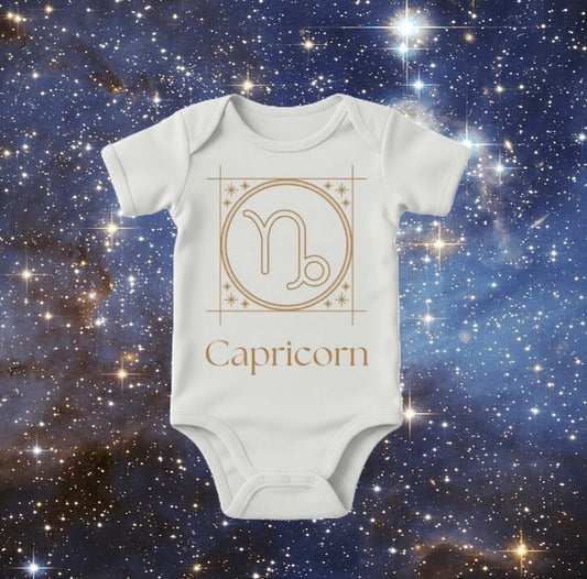 Zodiac Baby Bodysuit - Capricorn