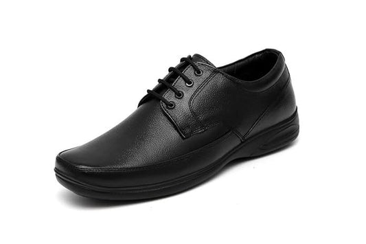 Pure Leather Lace up Formal Shoes for Men (Size-UK-10 (Color-BLACK)