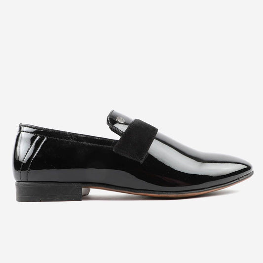 Mens Patent Formal Shoes (Size-6) (Color-BLACK)