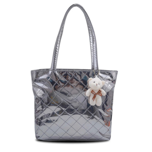 Shiny Handbag For Women Stylish ladies purse-GREY