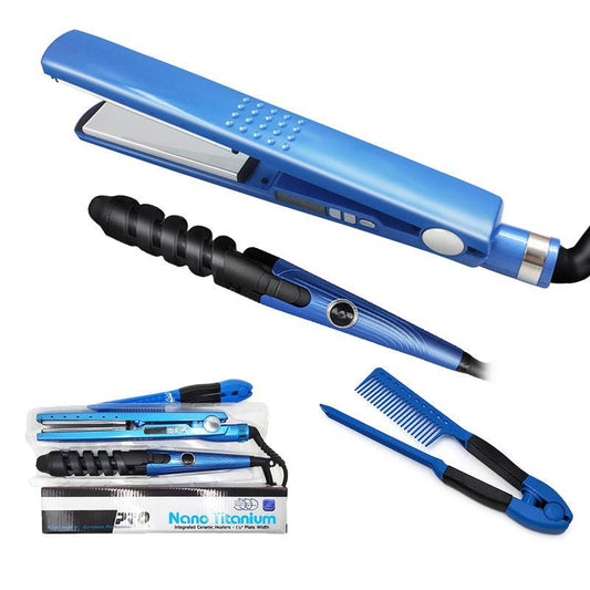Nano Titanium Flat Iron Professional Hair Straightener 11/4 Plate